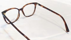 Armação para óculos de grau Grazi GZ 3072 H256 Acetato marrom havana - NEW GLASSES ÓTICA