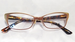 Armação para óculos de grau Vogue VO 3865 848 Metal e acetato dourada - comprar online