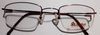 Armação para óculos de grau London L-5409 C.56 bronze Quadrada Metal e fio de nylon