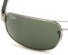 Óculos solarl Ray Ban RB3445 004 Prata e preto - NEW GLASSES ÓTICA