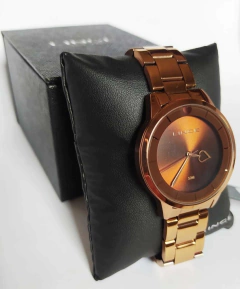 Imagem do Relógio analógico Lince Feminino LRB4572L N1NX Coração marrom