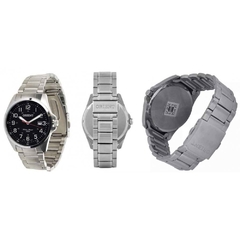 Relógio analógico masculino Orient MBSS1171 P2SX Prata e preto na internet