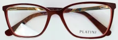 Armação para óculos de grau Platini P9 3146B F988 Vinho