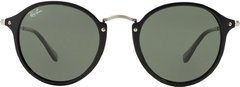 Óculos de Sol Ray Ban RB 2447 901 52 21 145 3n Acetato Preto / Metal Prata - comprar online