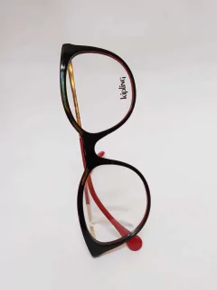 Armação para óculos de grau Kipling KP 3078 G253 Preto e rosa