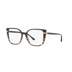 Armação Grazi GZ 3103 K295 54 Cinza translúcido e listras - comprar online
