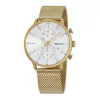 Relógio analógico masculino Seculus 13044 Grande dourado
