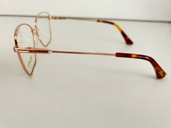 ARMAÇÃO LONDON PRIME L3029 COL DB 55 DOURADO - NEW GLASSES ÓTICA