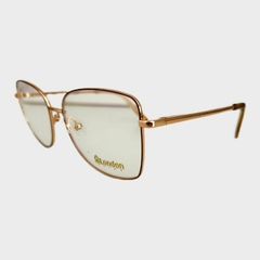 ARMAÇÃO LONDON PRIME L3032 54 DOURADO - NEW GLASSES ÓTICA