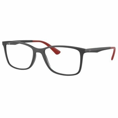 Armação Ray-Ban RB 7133L 8305 55 Cinza/Vermelho - comprar online