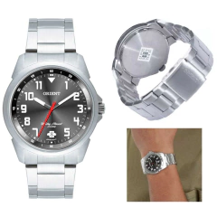 Imagem do Relógio analógico masculino Orient MBSS1154A G2SX Prata