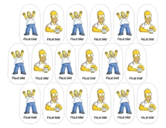 Cód. 1714 LOS SIMPSON (chocotransfer)