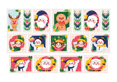 STICKERS Navideños (1957)