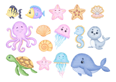 STICKER 2037 Fondo del Mar