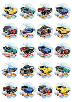 Cód. 883 HOTWHEELS (chocotransfer)