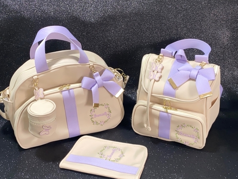 kit maternidade 4 peças personalizado