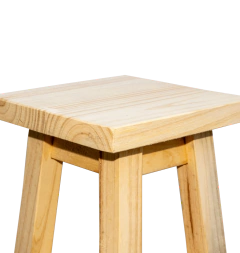 Banquito matero taburete cuadrado de 30cm - QUERI ACCESORIOS