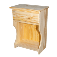 Mesa de luz Eco Curva - QUERI ACCESORIOS