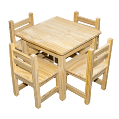 Mesa con 4 sillas para nenes en internet