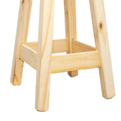 Banquetas taburetes con respaldo de hiero 75cm - tienda online