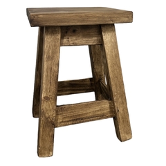 Banqueta Taburetes cuadrado encerado de 45cm - tienda online