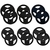 Kit de Anilhas Sport Pintada Furo 31MM 110 KG