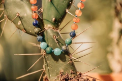 Collar Ada ~ Ámbar, lapislázuli, jade y amazonita