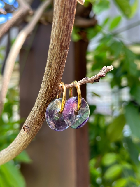 AROS DONUT - FLUORITA BICOLOR