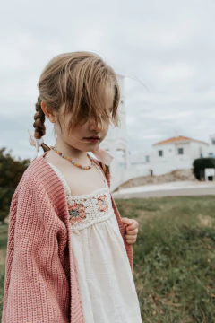 Collar Elena ~ Ámbar, amazonita y piedra del sol - tienda online