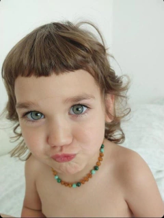 Collar Rosa ~ Ámbar, jade y amazonita en internet