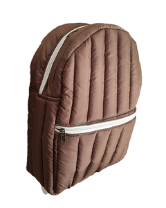 Mochila Puffer CHOCOLATE - NEW! - tienda online