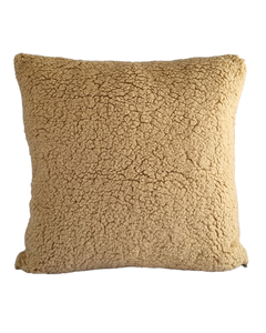 Almohadón de Corderito Cuadrado Beige