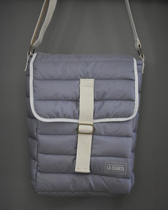 Bolso Matero Puffer Gris Perla - comprar online