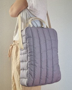 NUEVO! Bolso Matero Puffer CUBIC Gris Perla - tienda online