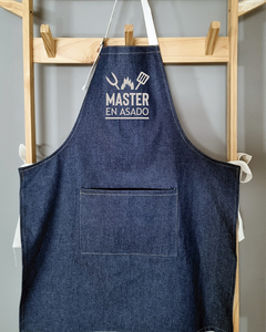Delantal Denim Hombre - Master en Asado - comprar online