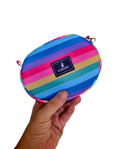 Neceser KIDNEY - Rayas Multicolor - La Cuarta-Kokoro
