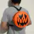 Bag e mini mochila abobora laranja versão fogo terror horror trash halloween - comprar online