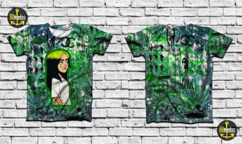 Camiseta t-shirt Billie Eilish My Future Pattern