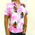 Camisa de botão Black angels versão pink