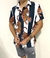 Camisa de botão Tigre linhas na internet