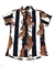 Camisa de botão Tigre linhas