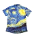 Camisa de botão Van gogh a noite estrelada pintura arte - comprar online