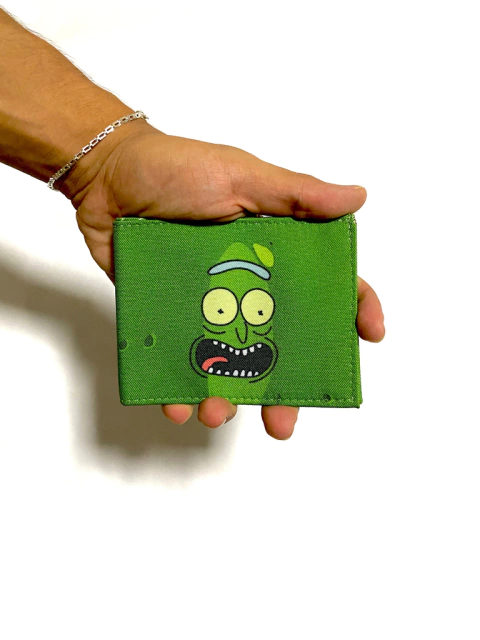 Carteira slim Rick e morty personagem rick pickles