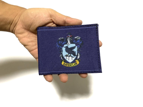 Carteira slim Harry potter corvinal brasão vintage ravenclaw
