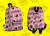 Mochila - Black Pink Icons and Logo