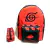 Kit mochila e estojo naruto akatsuki one tamanho grande padrão escolar e viagem