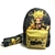 Kit mochila e estojo - Naruto modo kurama desenho anime geek tamanho grande padrão escolar e viagem