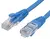 Patch Cord Cat6 24 Awg Anti Chamas LSZH Azul Certificado Anatel Seclan CY-5128-CAT6-1.5M-BL