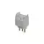 Plugue Adaptador 2P+T 10A/250V Cinza Pluzie 9281