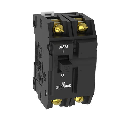 Disjuntor Termomagnético Bipolar 20A Nema Certificado Inmetro Soprano 05001.5020.21